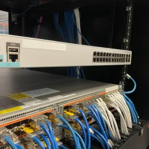 Two Rackable Cisco Lan Switch at Top of Rack